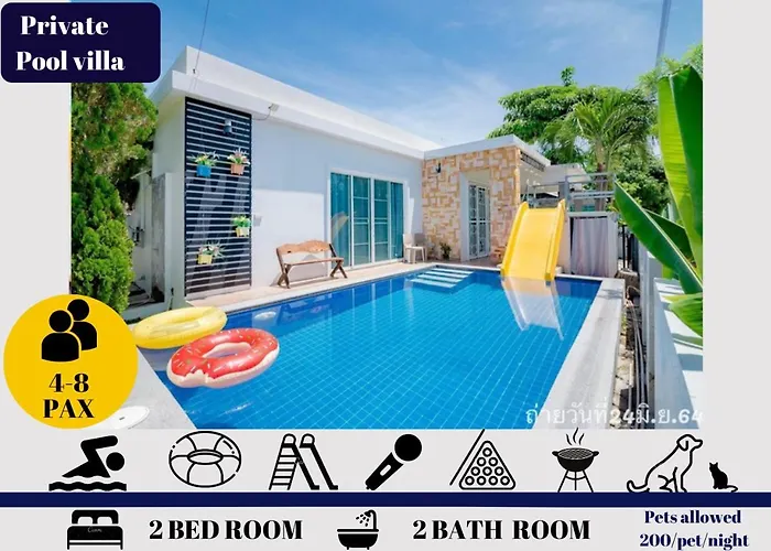 Little Hua-Hin Private Poolvilla From Beach 3Km